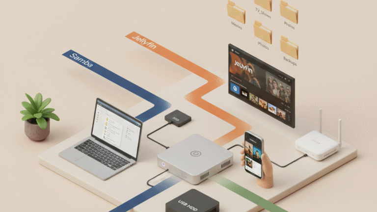 【Samba +USB硬盘】：外接移动硬盘构建家庭数据与媒体中心