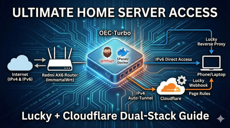 [远程访问]OEC-Turbo (Armbian) 家庭全能网关访问教程